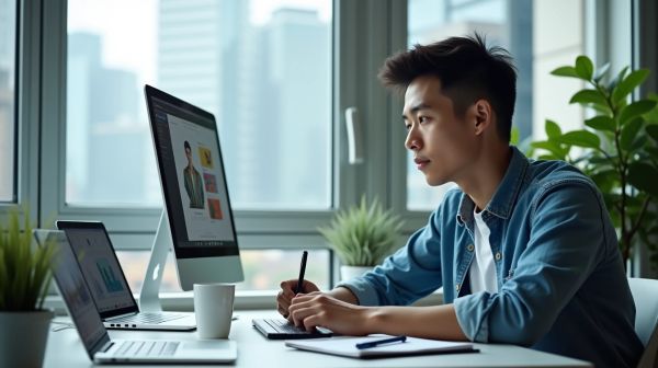 Comment réussir sa formation digitale pour un nouveau métier créatif
